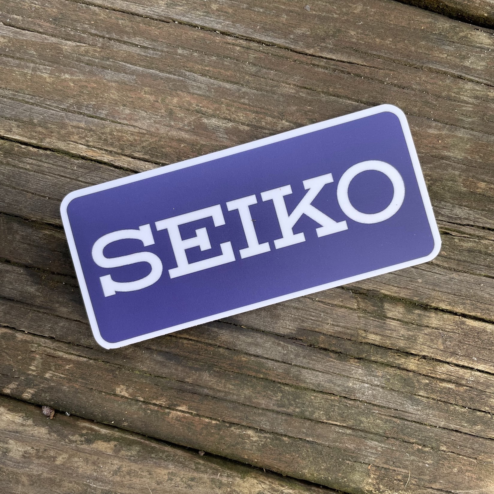 Seiko Logo Stickers | Bench Reviews